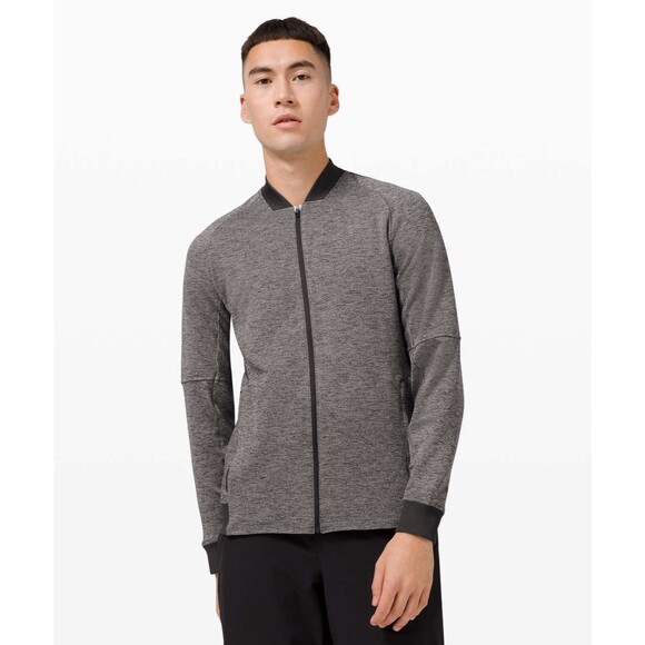 Lululemon Other - Lululemon Textured Tech Bomber Jacket.Graphite Gray/Vapor.Men. Sz S